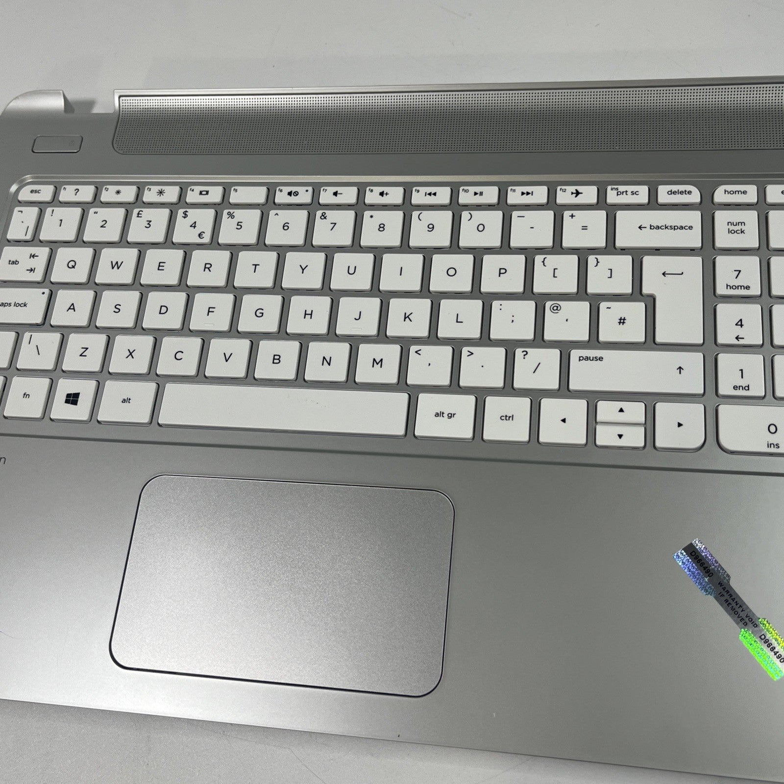 Genuine Silver Hp Pavilion 15-P189SA Palmrest ,keyboard&  Touchpad EAY1400304042