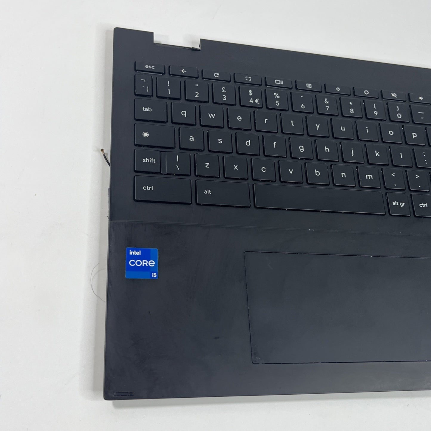Asus Chromebook CX5500FE Palmrest Keyboard Top Case Touchpad BLACK.missing Key.