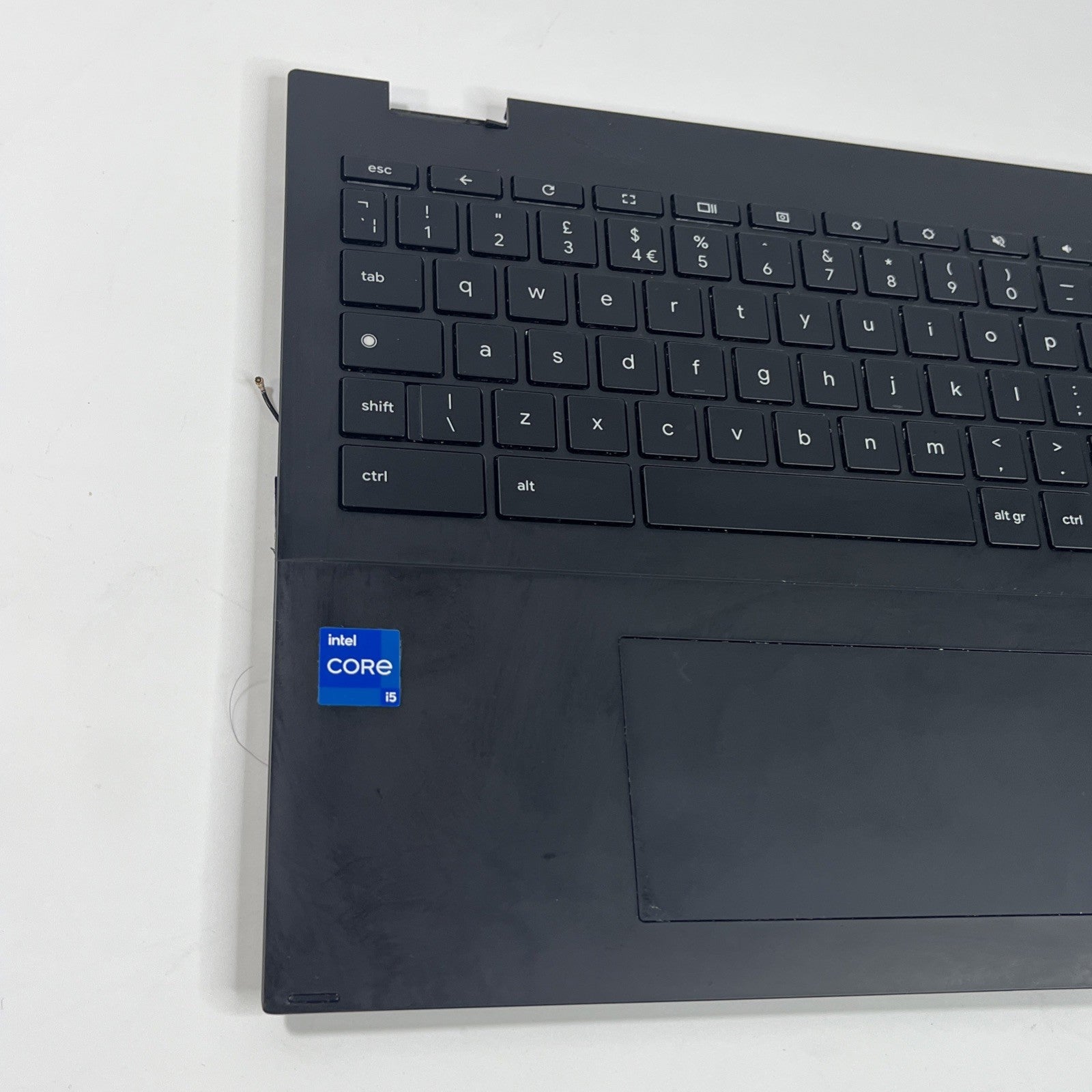 Asus Chromebook CX5500FE Palmrest Keyboard Top Case Touchpad BLACK.missing Key.