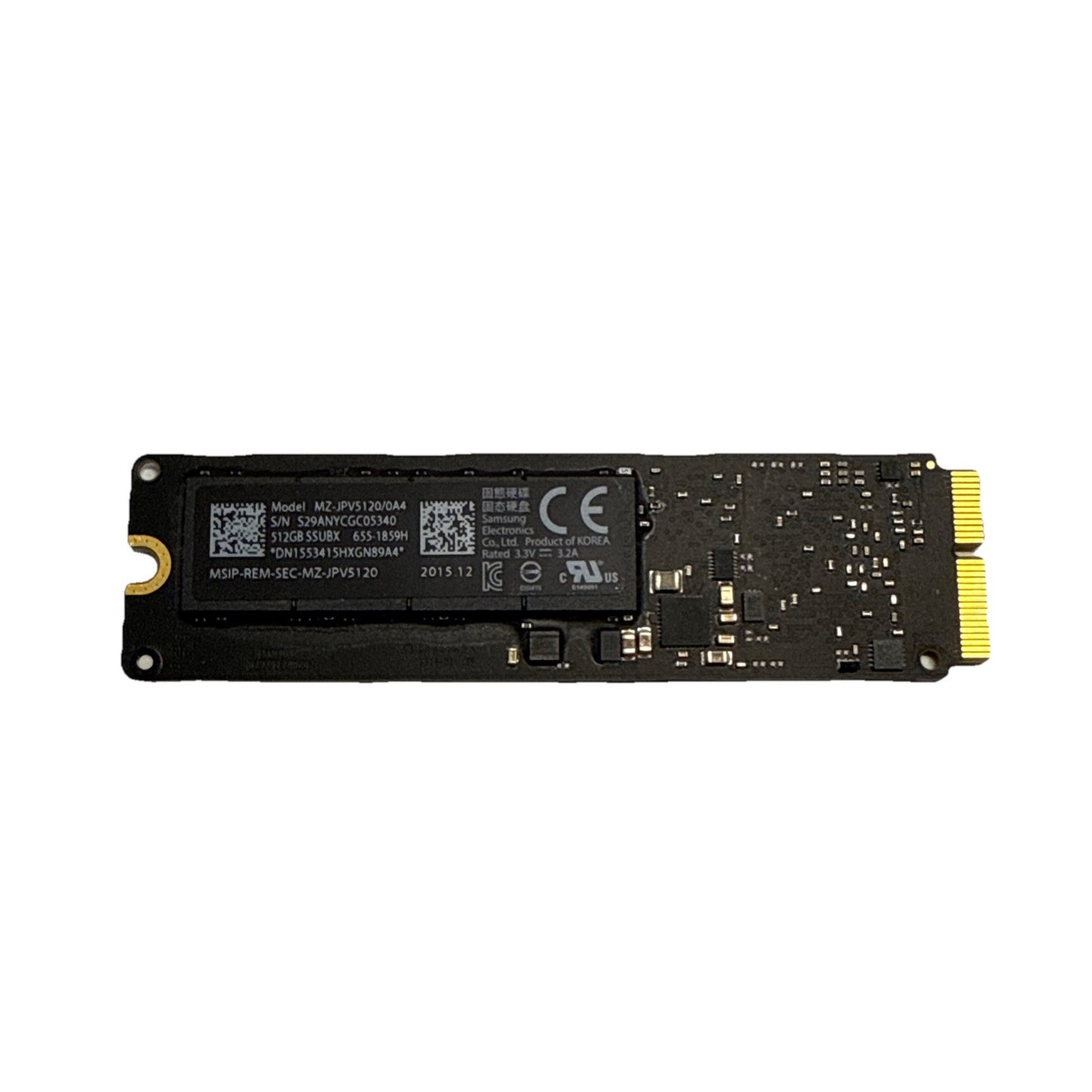 512GB Apple MacBook Pro Retina / Air 2013 2014 2015 SSD 655-1859H MZ-JPV5120/0A4