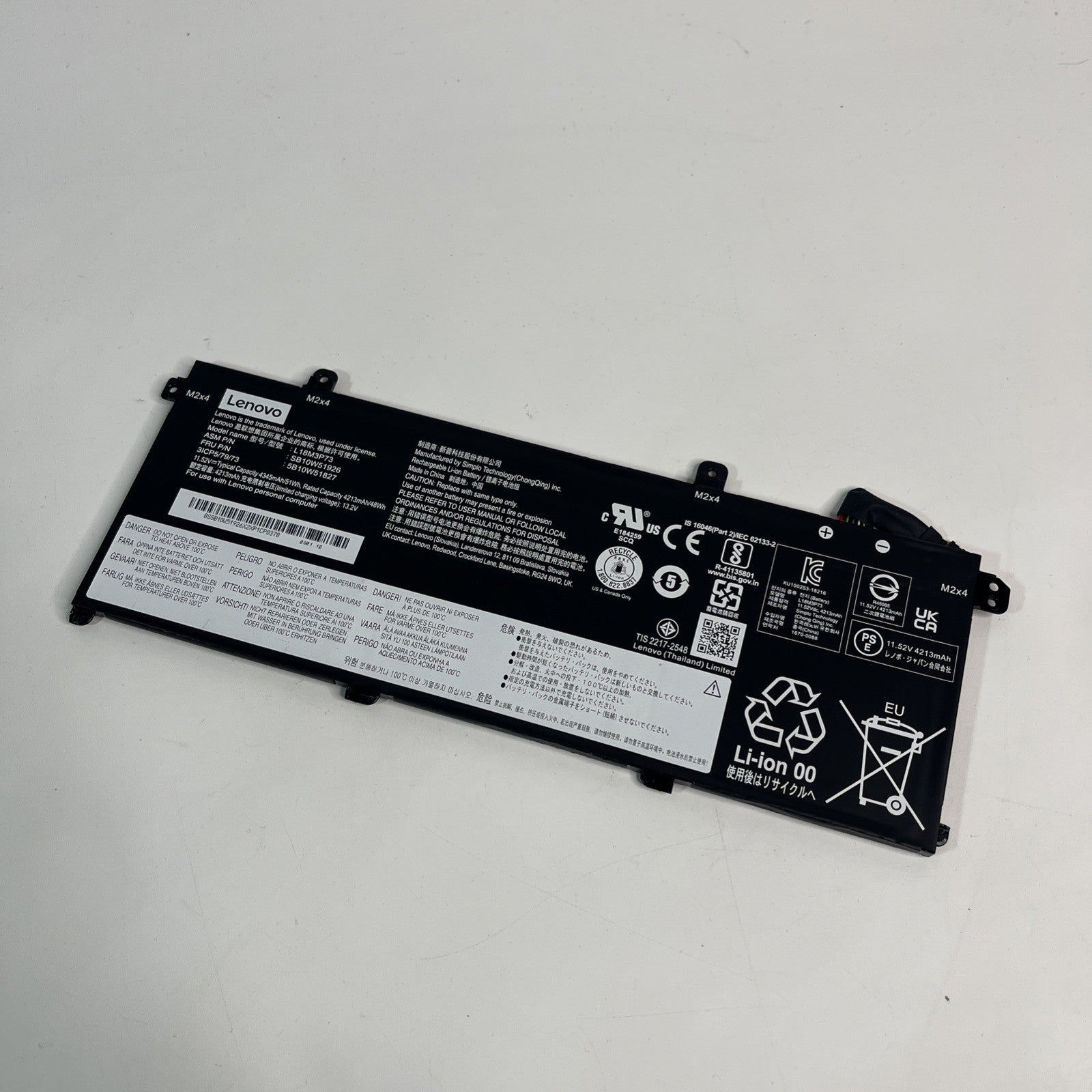 Genuine L18M3P73 Battery for Lenovo P14s Gen2 Good Health