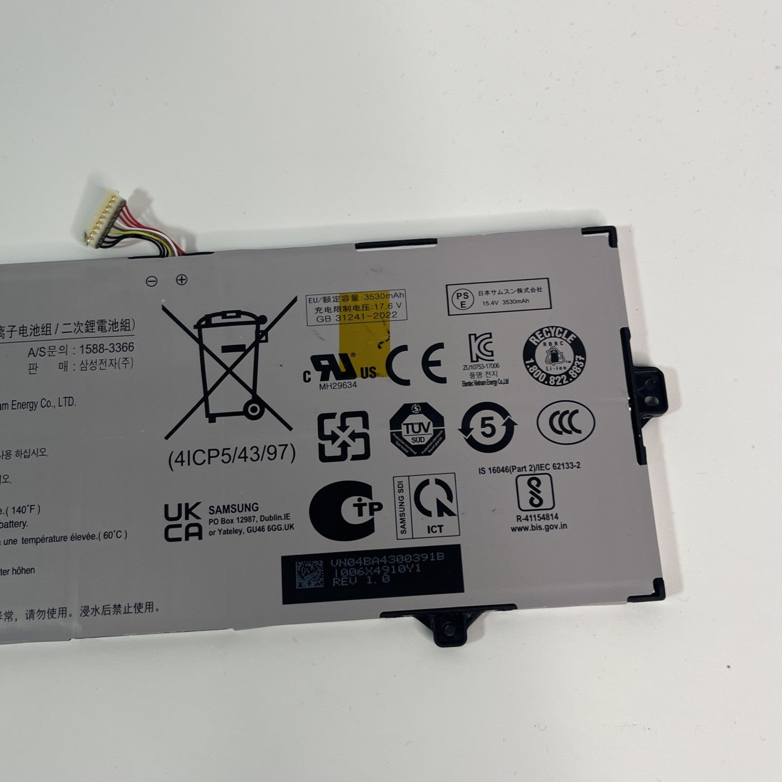 For original SAMSUNG Galaxy Book Flex2 NP750XDA NP750Xgk  AA-PBSN4AT battery