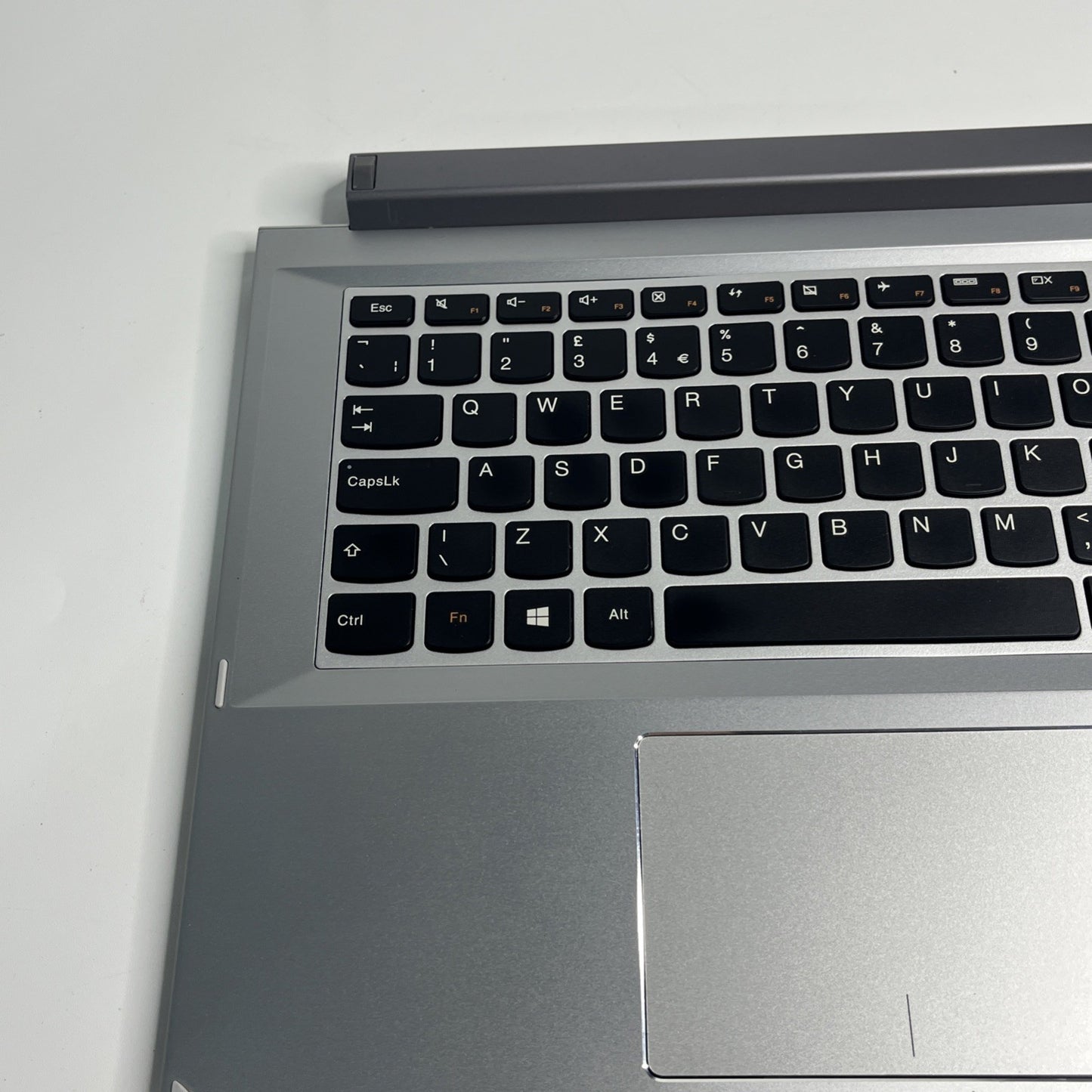 Genuine Lenovo Flex 2-14 Palmrest Touchpad UK Keyboard Assembly Silver +DC Cable