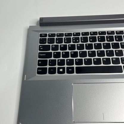 Genuine Lenovo Flex 2-14 Palmrest Touchpad UK Keyboard Assembly Silver +DC Cable