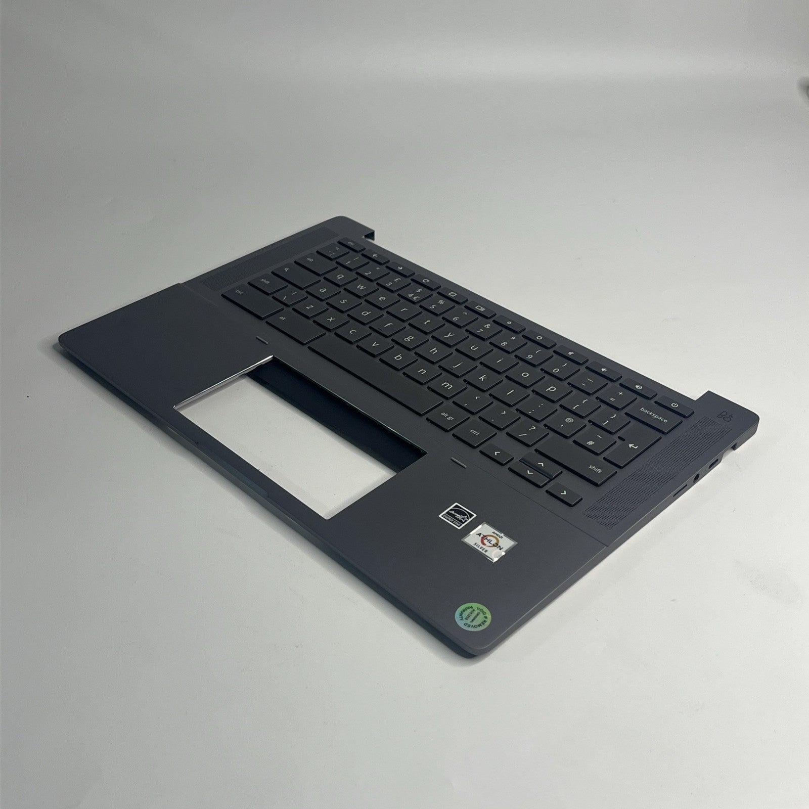 HP Chromebook 14B-NA 14 Cover Pamlrest + keyBoard Sliver KEQ4F0GCTATPIO