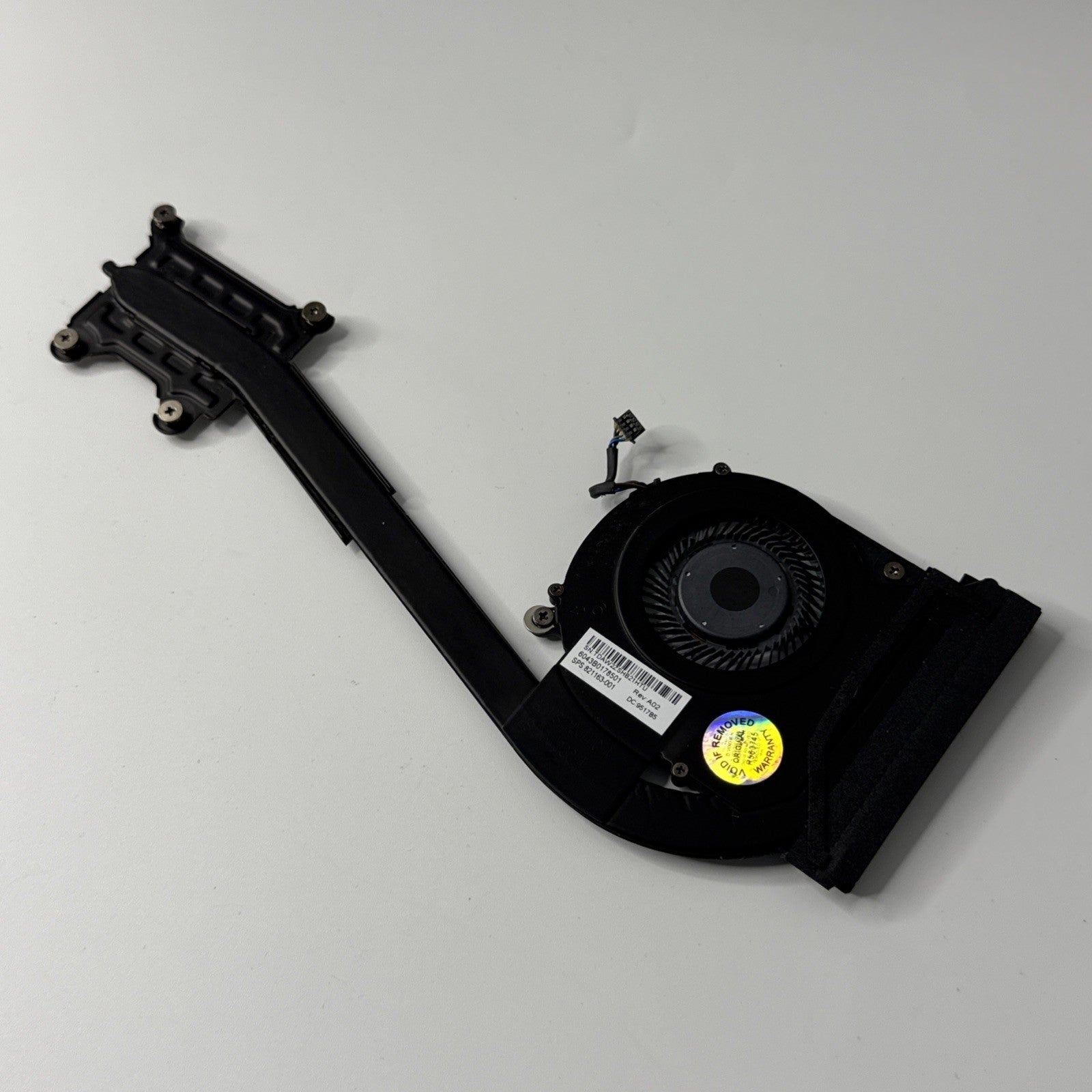 HP Elitebook 840 G3 CPU Fan and Cooling Heatsink 6043B0178501