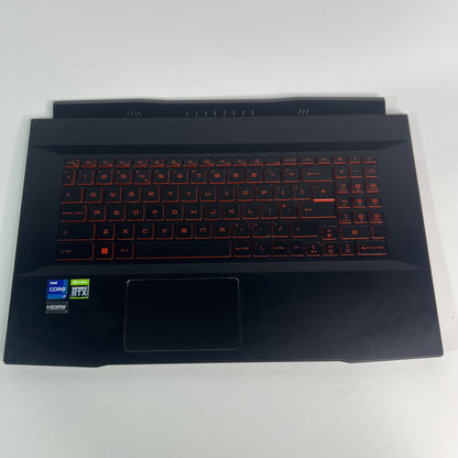 MSI Katana GF76 12UE Palmrest Assembly – Complete UK Keyboard – Grade B