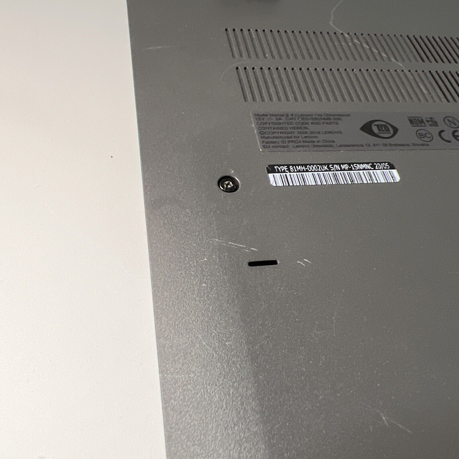 LENOVO ChromeBook 14E | S145-14AST Base Bottom Case Cover AP2G3000400
