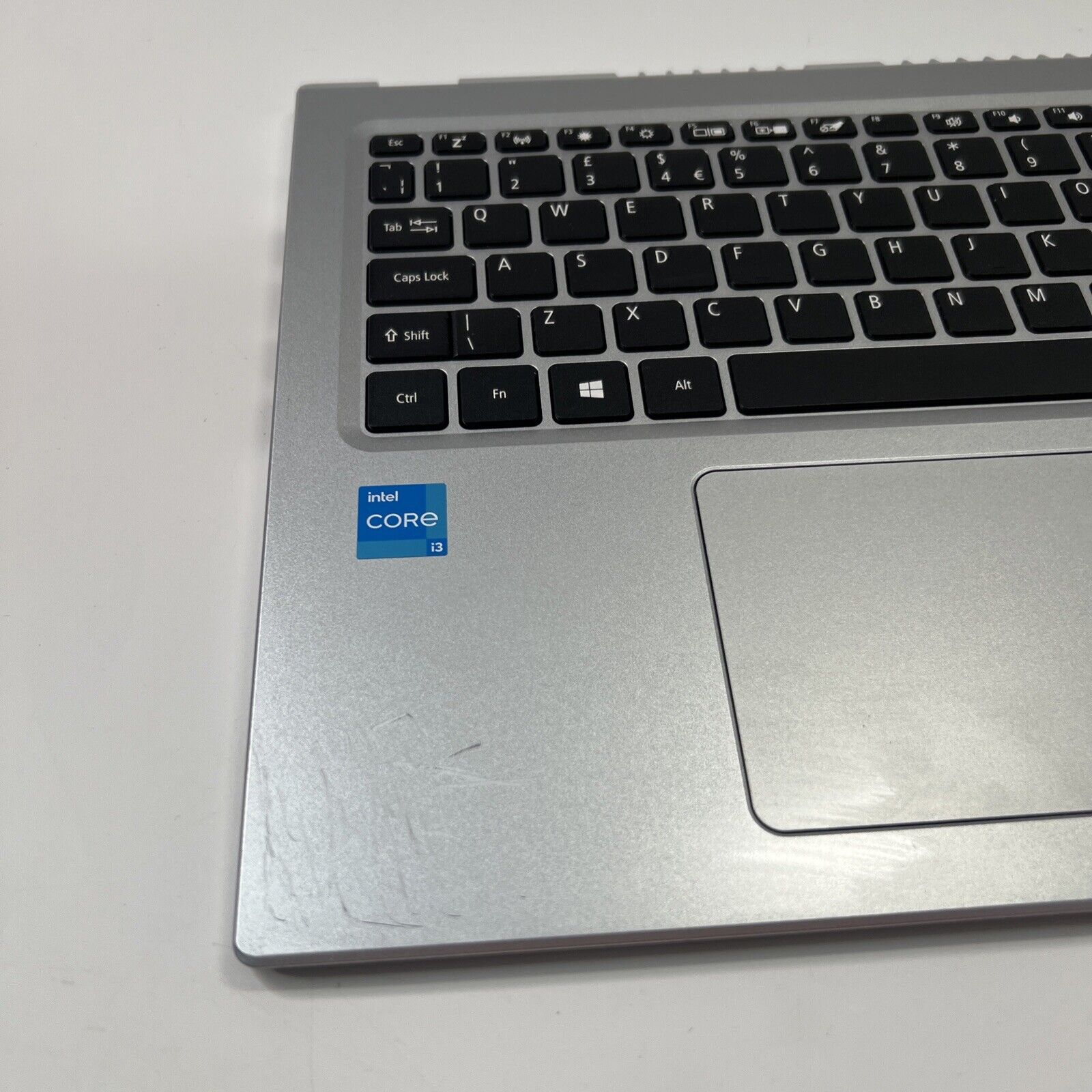 Acer Aspire Genuine A315-58 Complete Palmrest UK Keyboard Touchpad Silver