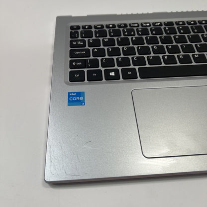 Acer Aspire Genuine A315-58 Complete Palmrest UK Keyboard Touchpad Silver