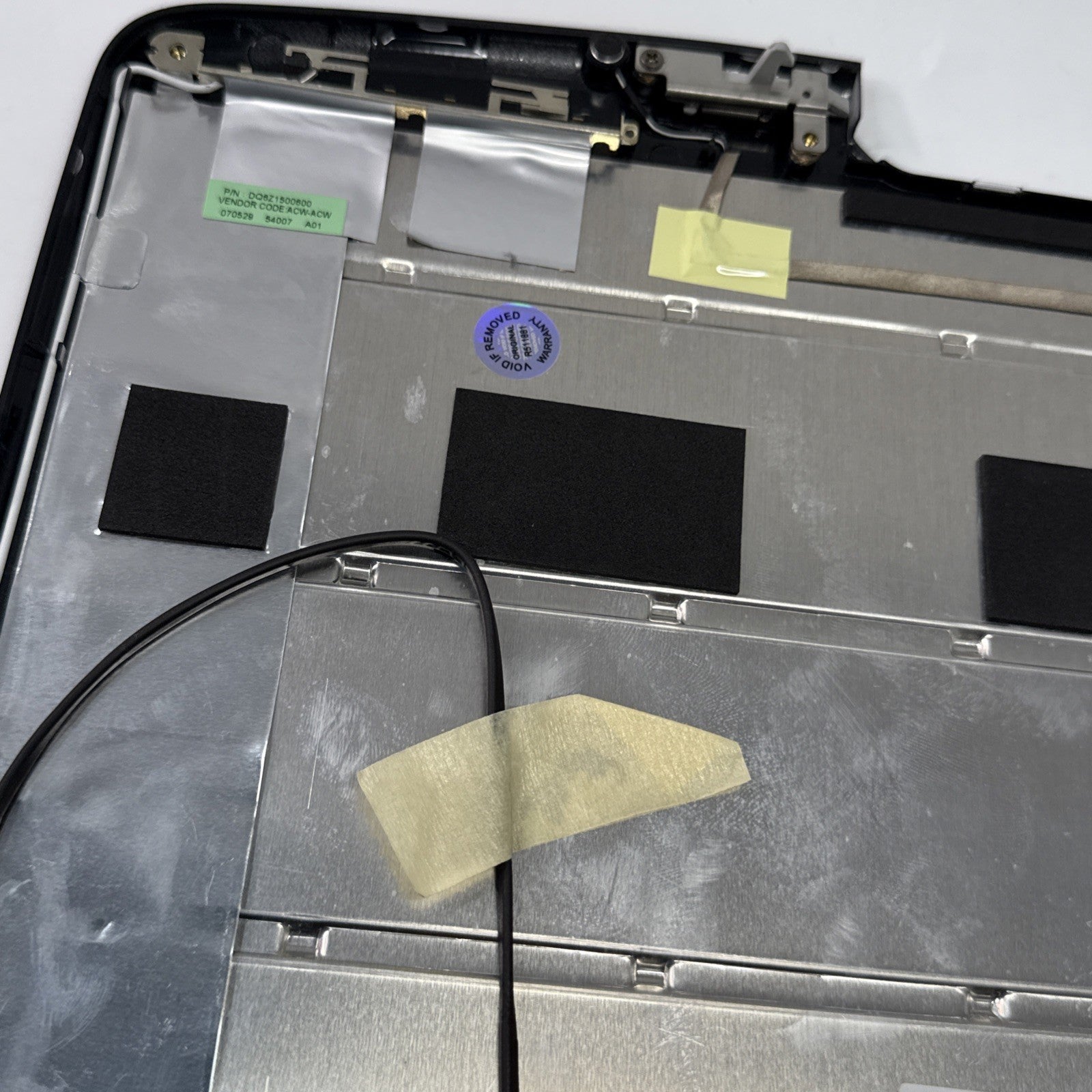 Acer ASPIRE 5920 / 5920G LCD Back Top Lid Cover 60.AGW07.003 Black