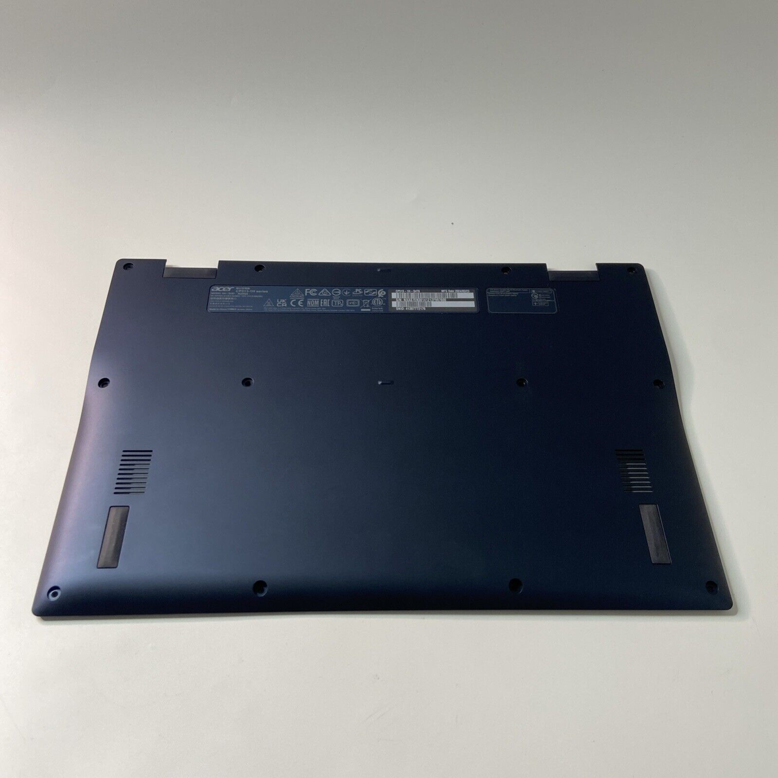 Acer Chromebook Spin CP513-1H CP513-1HL Bottom Base Chassis Blue