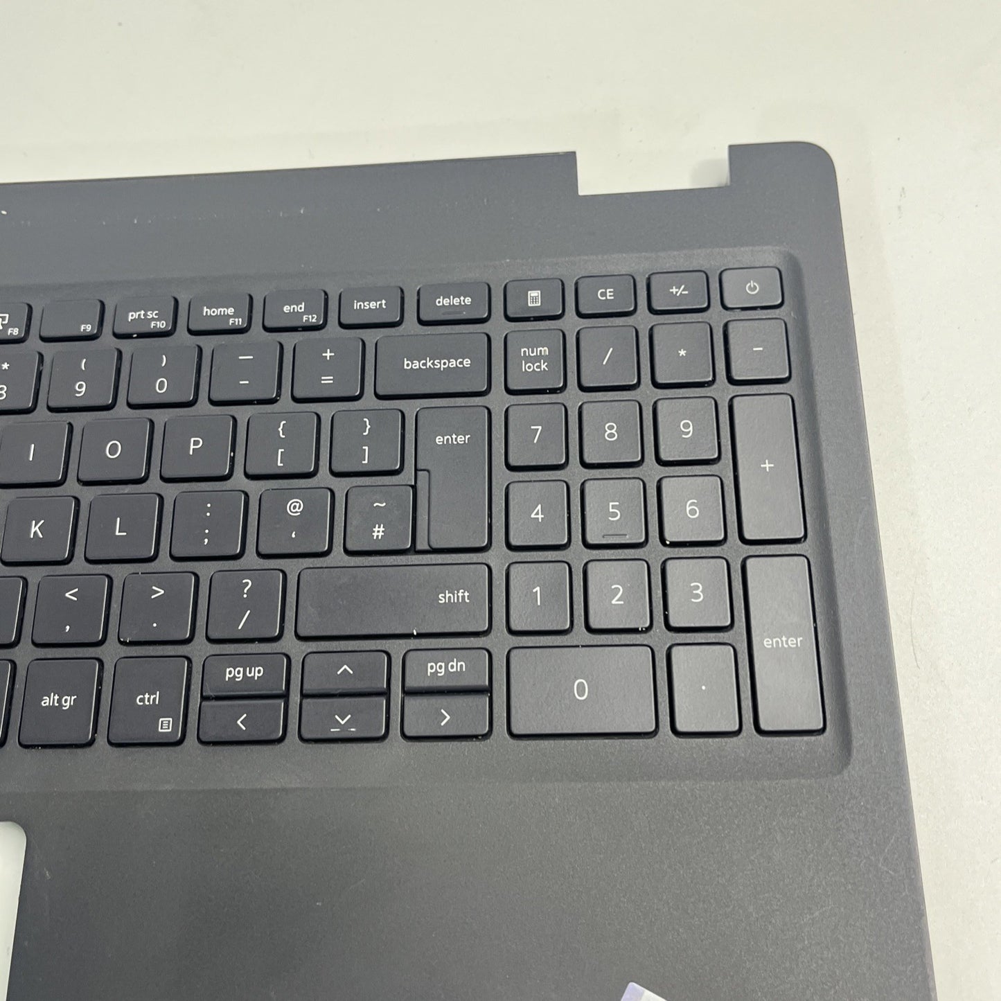 Genuine Grey Dell Latitude 3510 Palmrest Keyboard And Speakers  Missing Keys.
