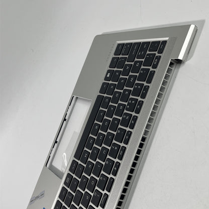 Genuine Silver HP ProBook 440  G8 UK  Keyboard PALMREST & Speakers.