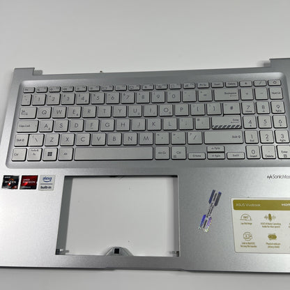Genuine Silver ASUs vivobook 16 m1603QA palmrest And Keyboard 13N1-FBM0311