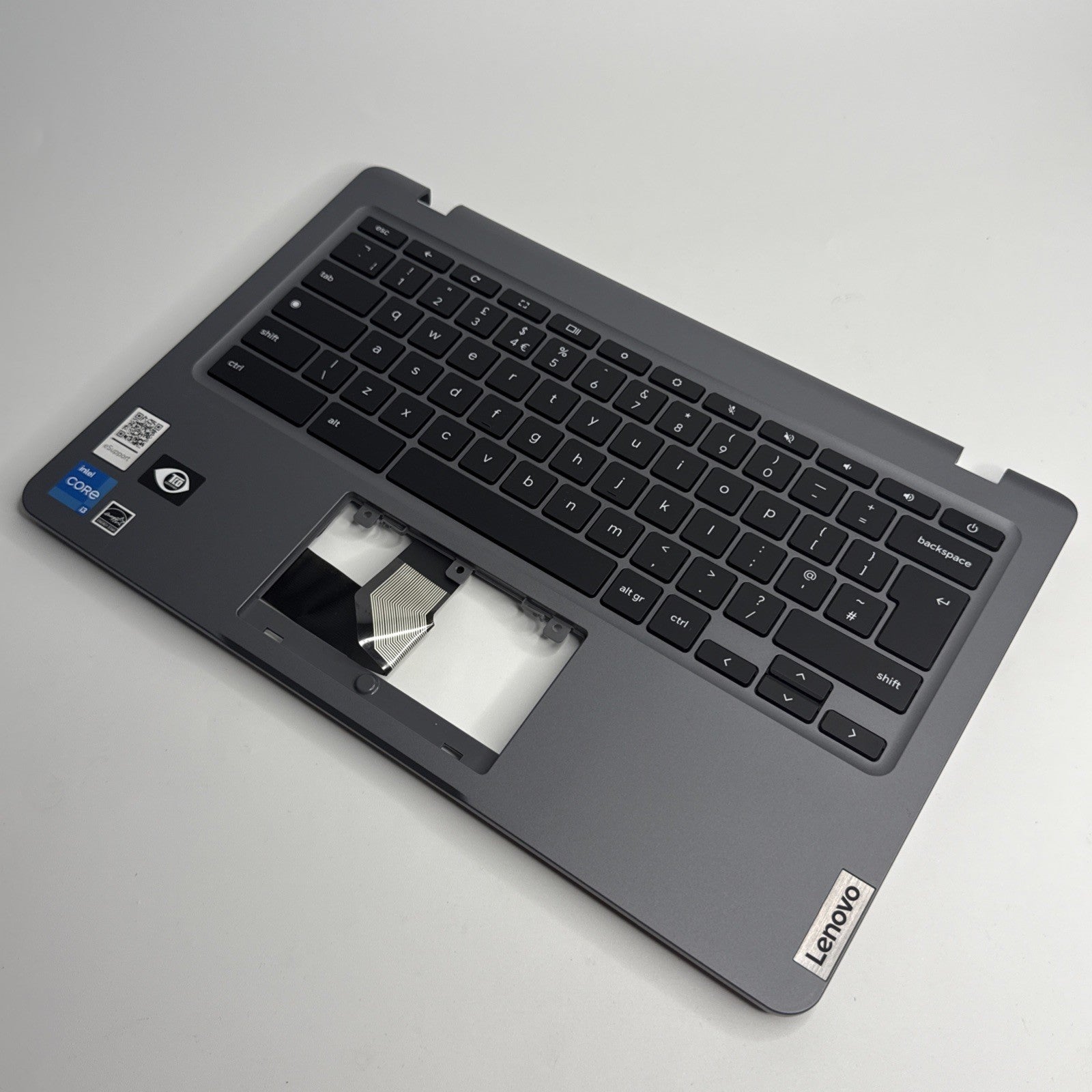 Lenovo Ideapad Slim 3 14IAN8 Palmrest Assembly UK Keyboard Grey