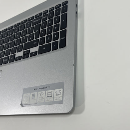 Genuine Acer Chromebook CB315-3H Palmrest And Keyboard Silver