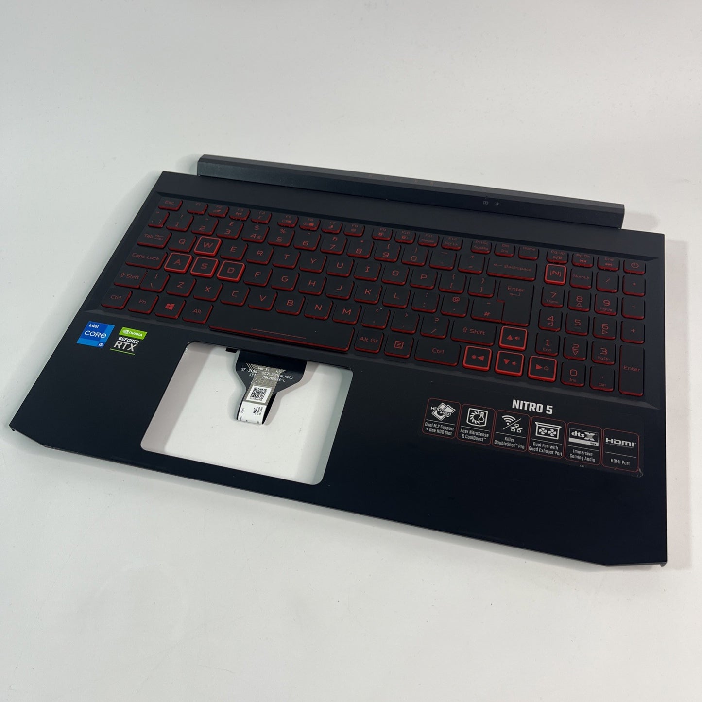Acer Aspire Nitro AN515-57 Palmrest & Keyboard UK Keyboard AP2K1000600