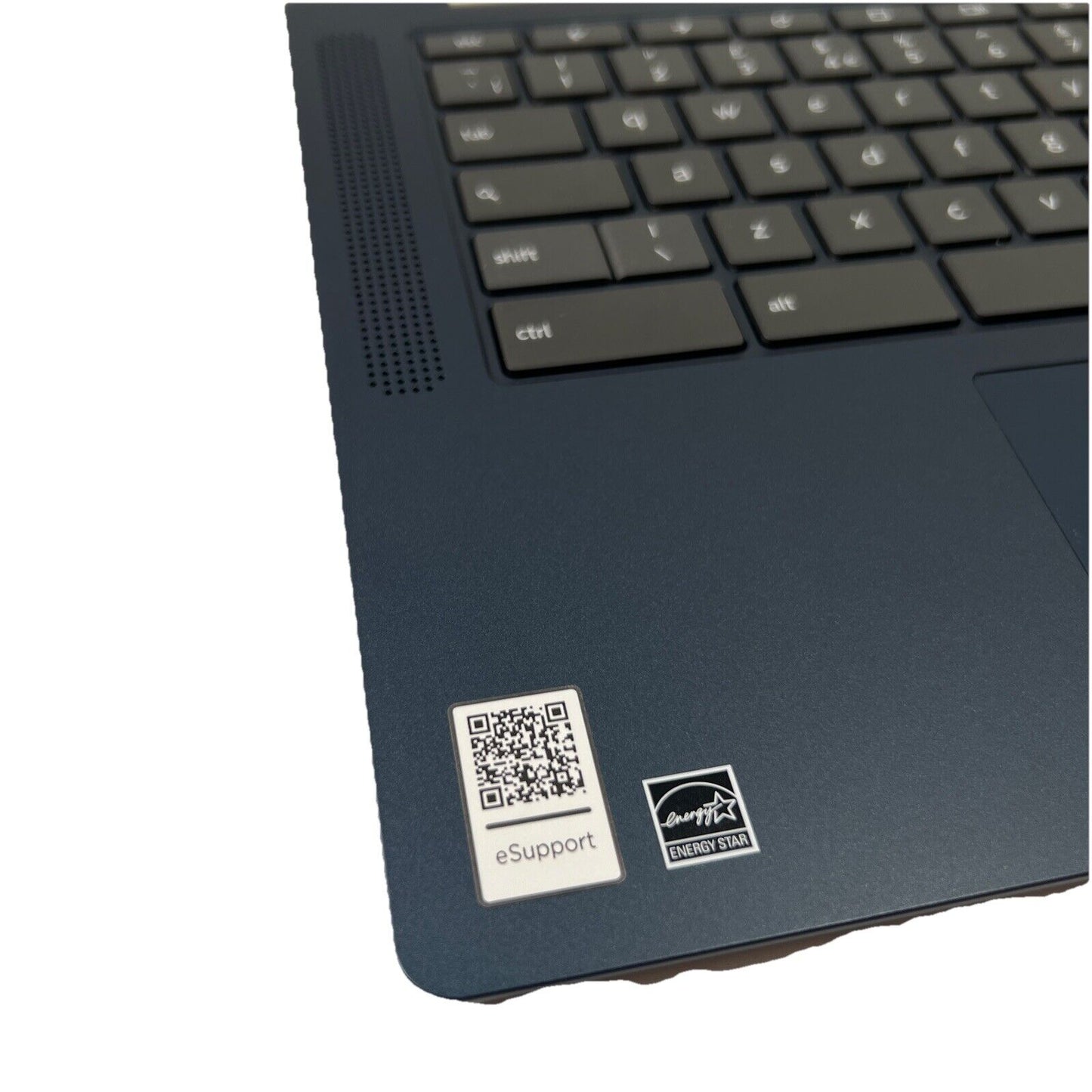 Genuine Lenovo ideapad 3 chrome 14M836 Palmrest UK Keyboard Touchpad Blue