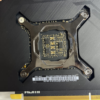 MSI GeForce RTX 4070 OC VENTUS 2X OC 12GB GDDR6 Graphics Card. Dead. No Fan
