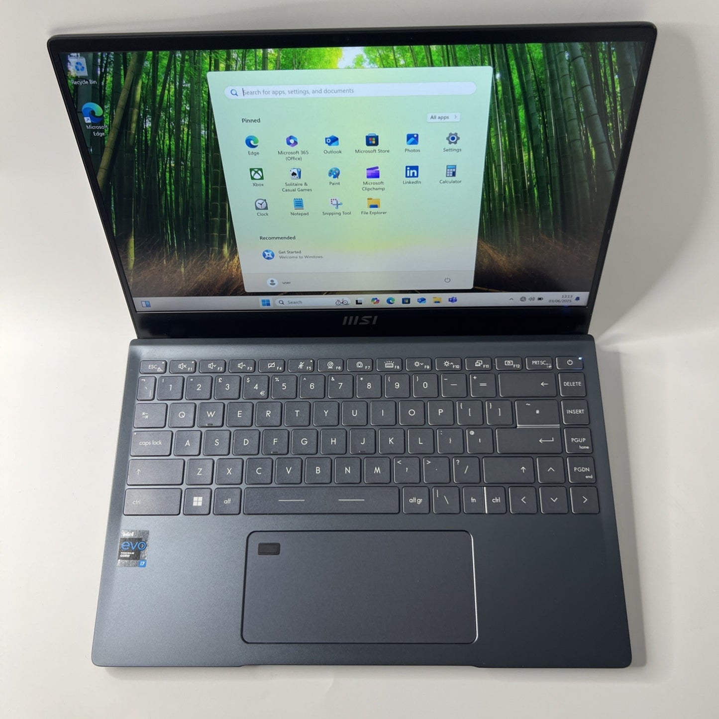 MSI Prestige 14EVO A12M Laptop Intel I7 1280P 16GB RAM 512GB SSD Windows 11