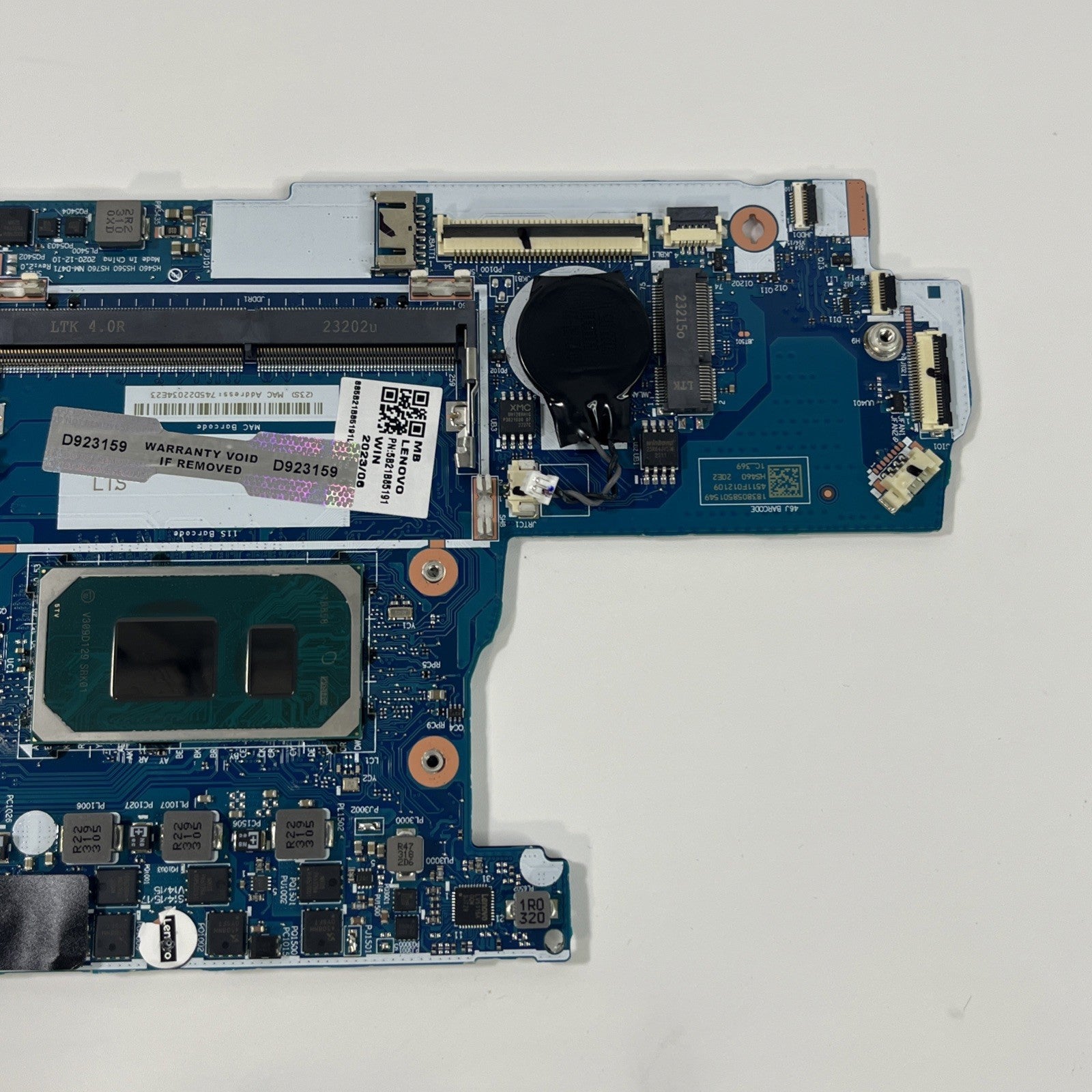 Genuine Lenovo Ideapad 3 15IAu7 Motherboard i7-1255U .faulty No Power