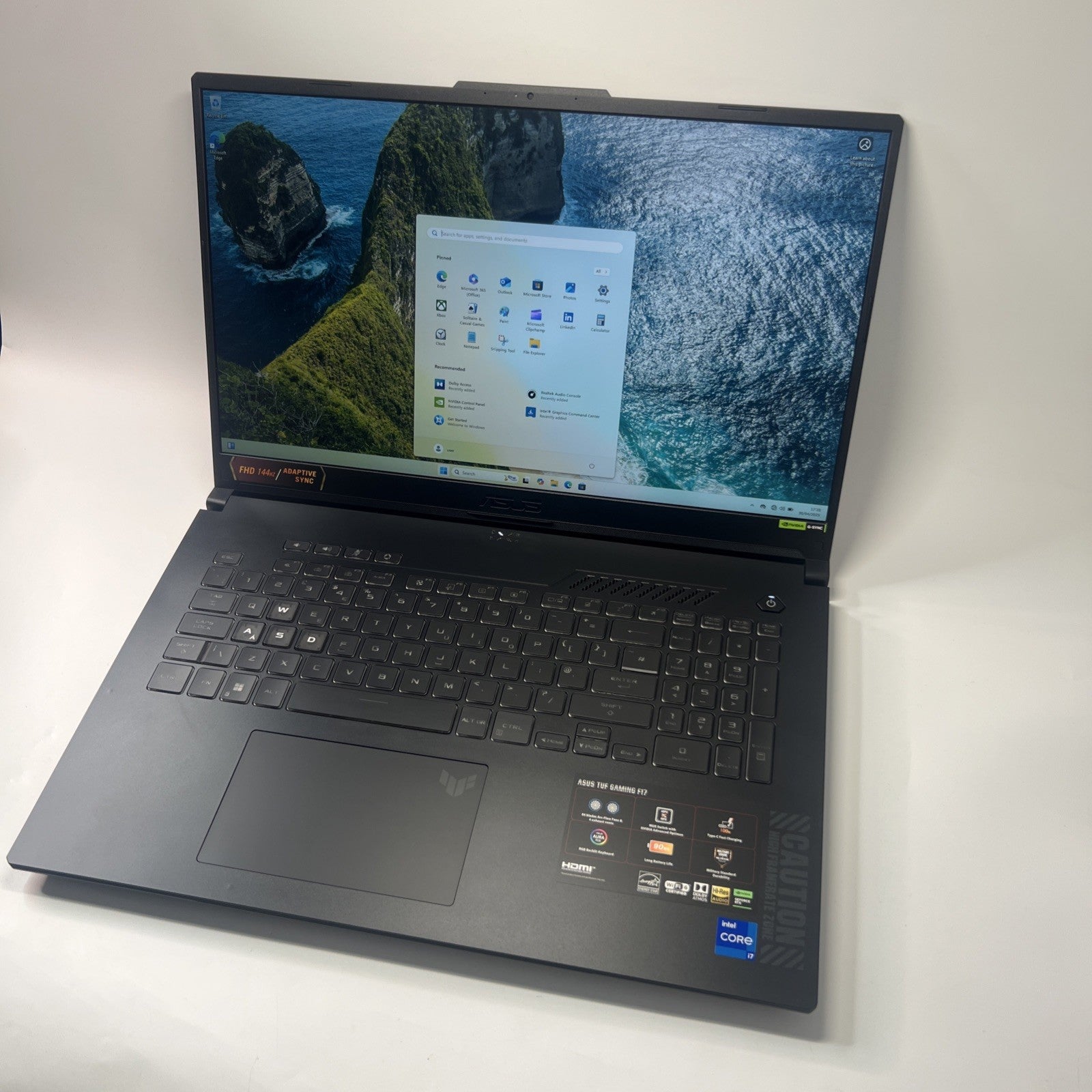 ASUS TUF Gaming F17 Gaming Laptop Intel i7-13620H RTX 4070 16GB RAM 1TB SSD