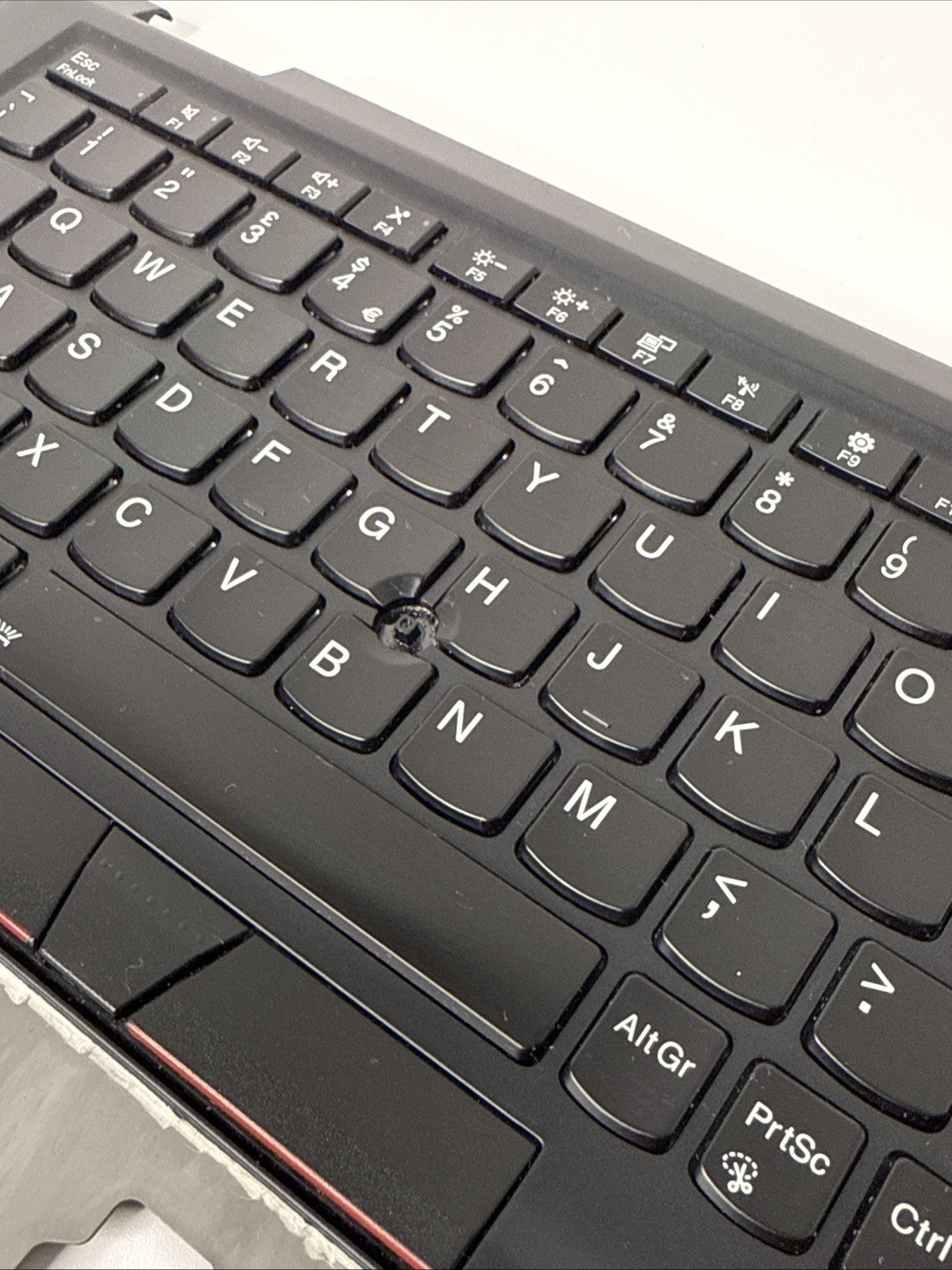 Genuine Lenovo x390 yoga Palmrest Assembly UK Keyboard Black