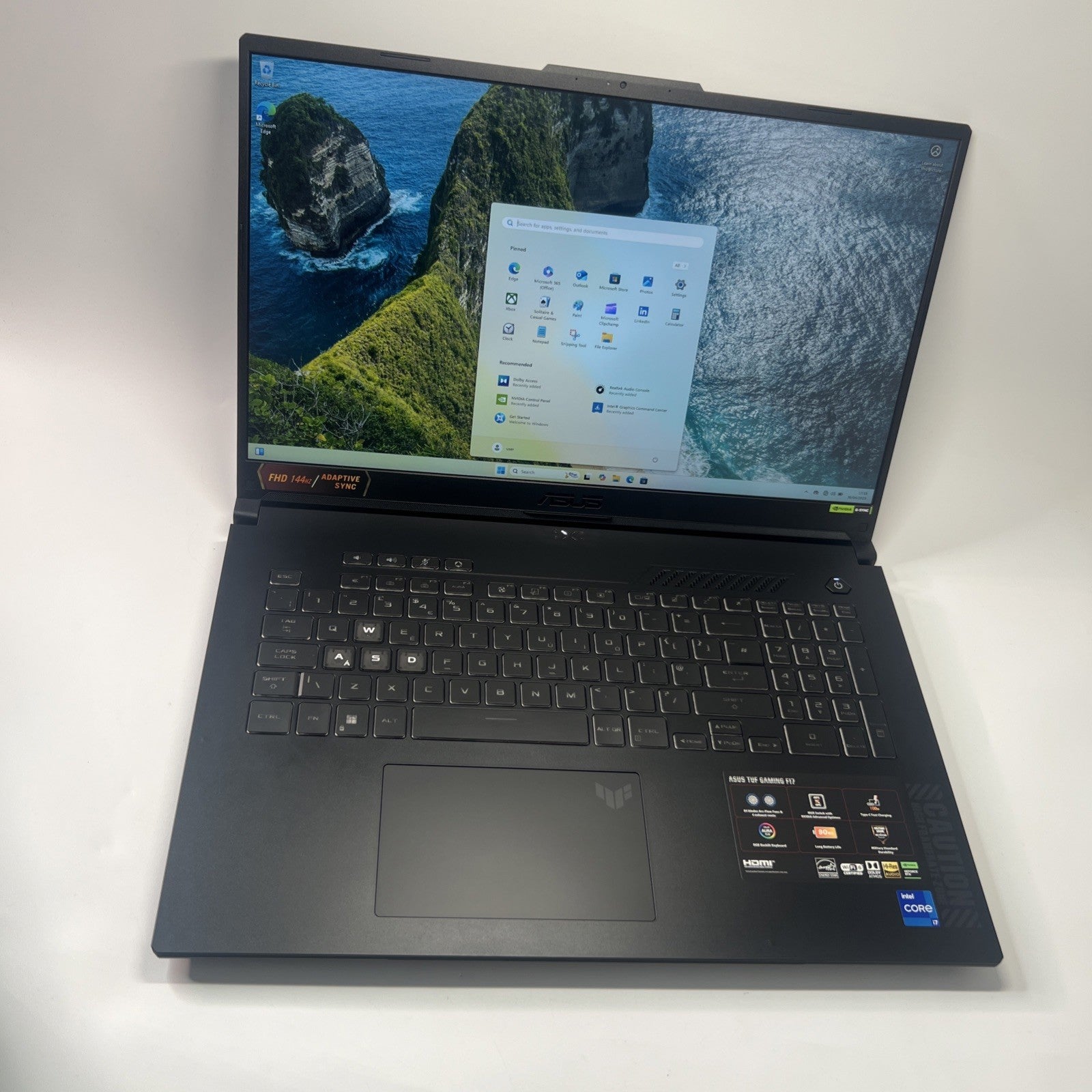 ASUS TUF Gaming F17 Gaming Laptop Intel i7-13620H RTX 4070 16GB RAM 1TB SSD