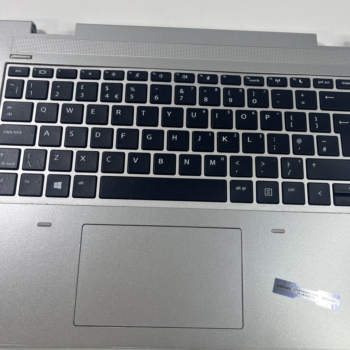 Genuine Silver Hp Probook 640 G5 Palmrest And Touchpad 4BSFN0. Bit Cracked