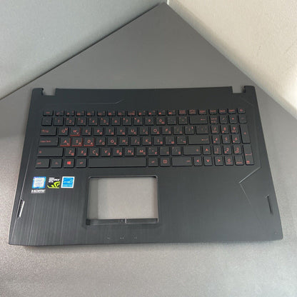 Asus FX502VM-AS73 Laptop Palmrest Assembly With UK Keyboard 13NB0DR5AP0111