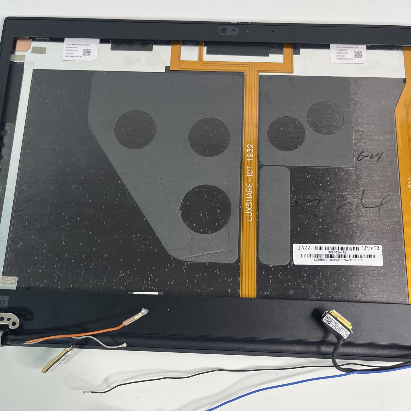 Lenovo ThinkPad T490S T14S LCD Rear Top Lid Back Cover And Bezel
