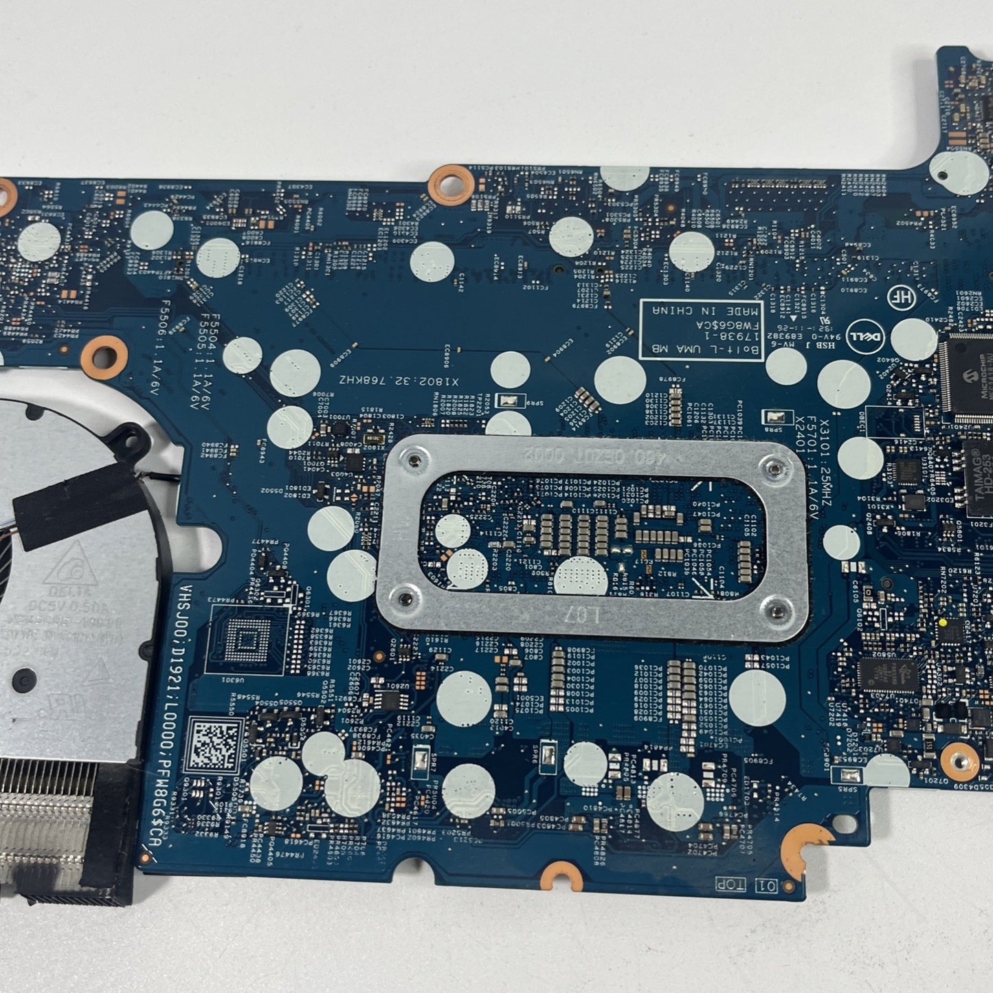 Genuine Dell Latitude 3500 Motherboard i5-8265U, CPU Cooling Fan& Heatsink.