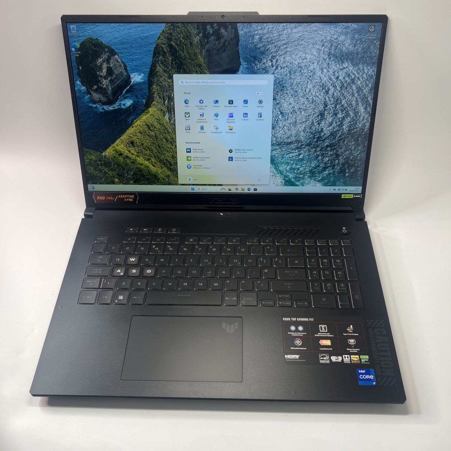 ASUS TUF Gaming F17 Gaming Laptop Intel i7-13620H RTX 4070 16GB RAM 1TB SSD