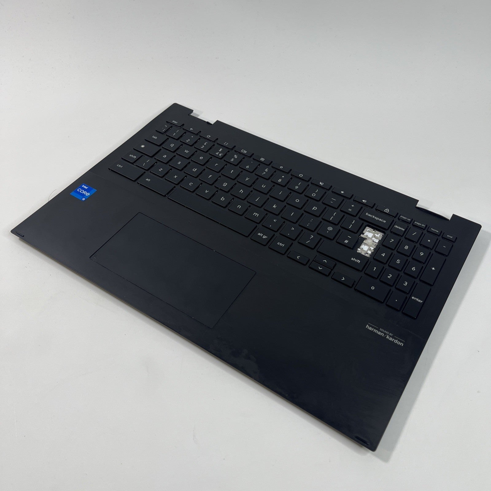 Asus Chromebook CX5500FE Palmrest Keyboard Top Case Touchpad BLACK.missing Key.