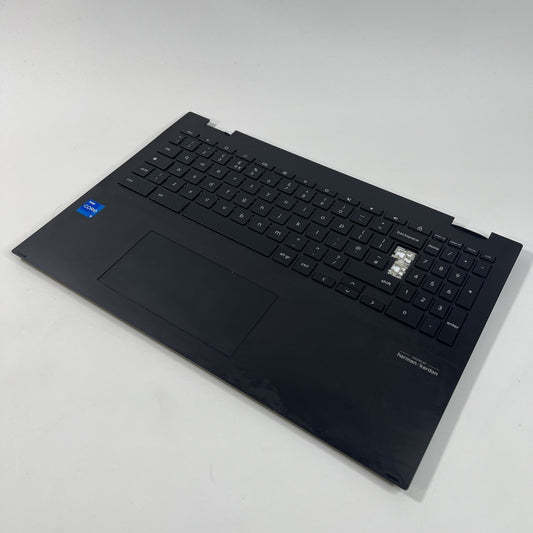 Asus Chromebook CX5500FE Palmrest Keyboard Top Case Touchpad BLACK.missing Key.