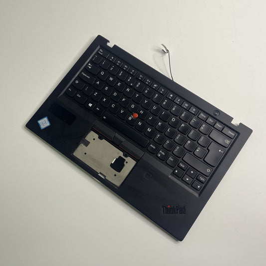 Genuine black Lenovo ThinkPad X1 Carbon 6th Gen Complete UK Palmrest