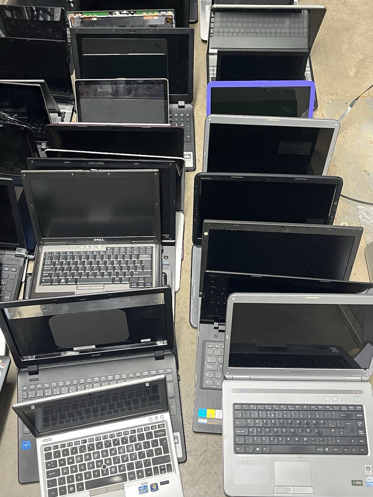 50x Mixed Laptops For Repair/Parts PCs No Ram/hdd Collection Only