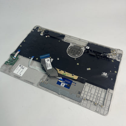 Genuine Silver HP 15s-Eq2510sa Palmrest, Keyboard, Speakers & Touchpad 4D0P5TS