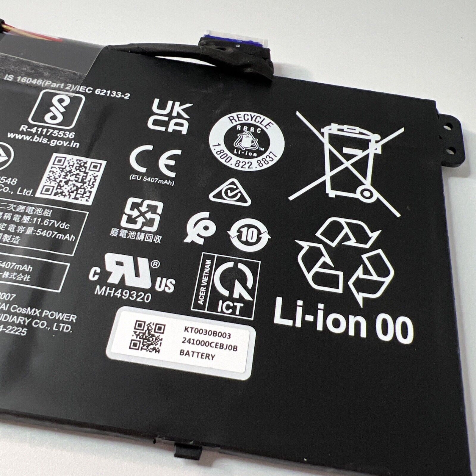 Acer Chromebook 516 GE CBG516-1H Genuine Battery AP22ABN