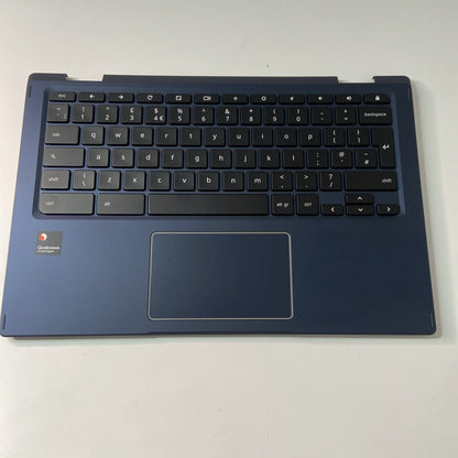 Genuine Acer Chromebook Spin CP513-1H Complete Palmrest UK Keyboard Blue