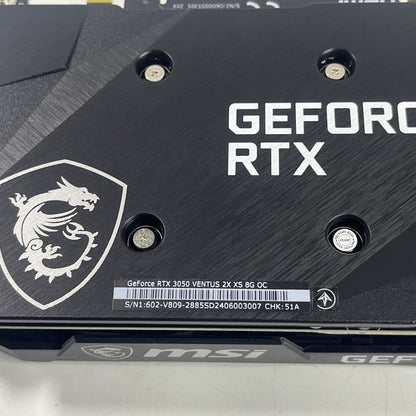 MSI GeForce RTX 3050 VENTUS 2X  Xs OC 8GB GDDR6 Graphics Card.Dead