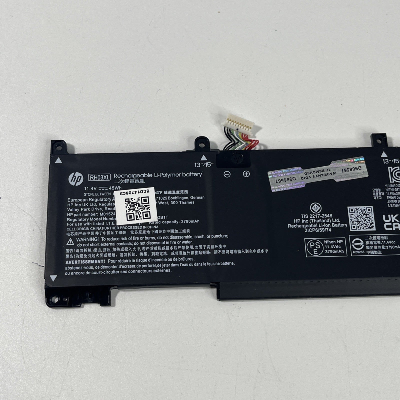 Genuine battery for HP ProBook 440 G8 Series RH03XL. Good Health
