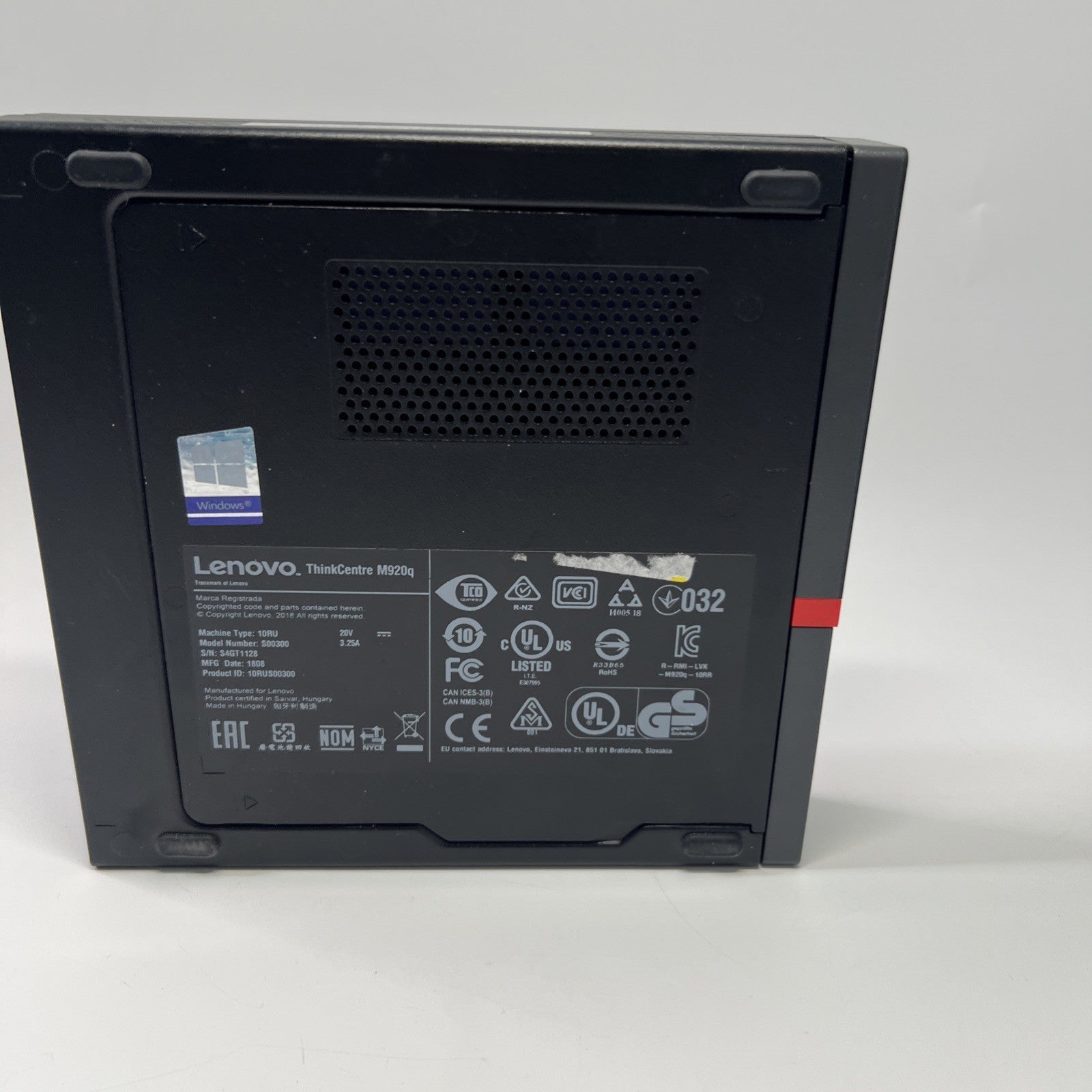 Lenovo ThinkCentre M920q Tiny i5-8500T 8GB RAM 256GB SSD Windows 11 Pro