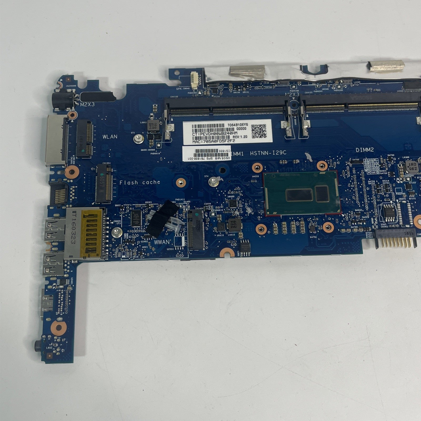 Genuine HP EliteBook 820 G2 Motherboard Intel Core I5  VPRO
