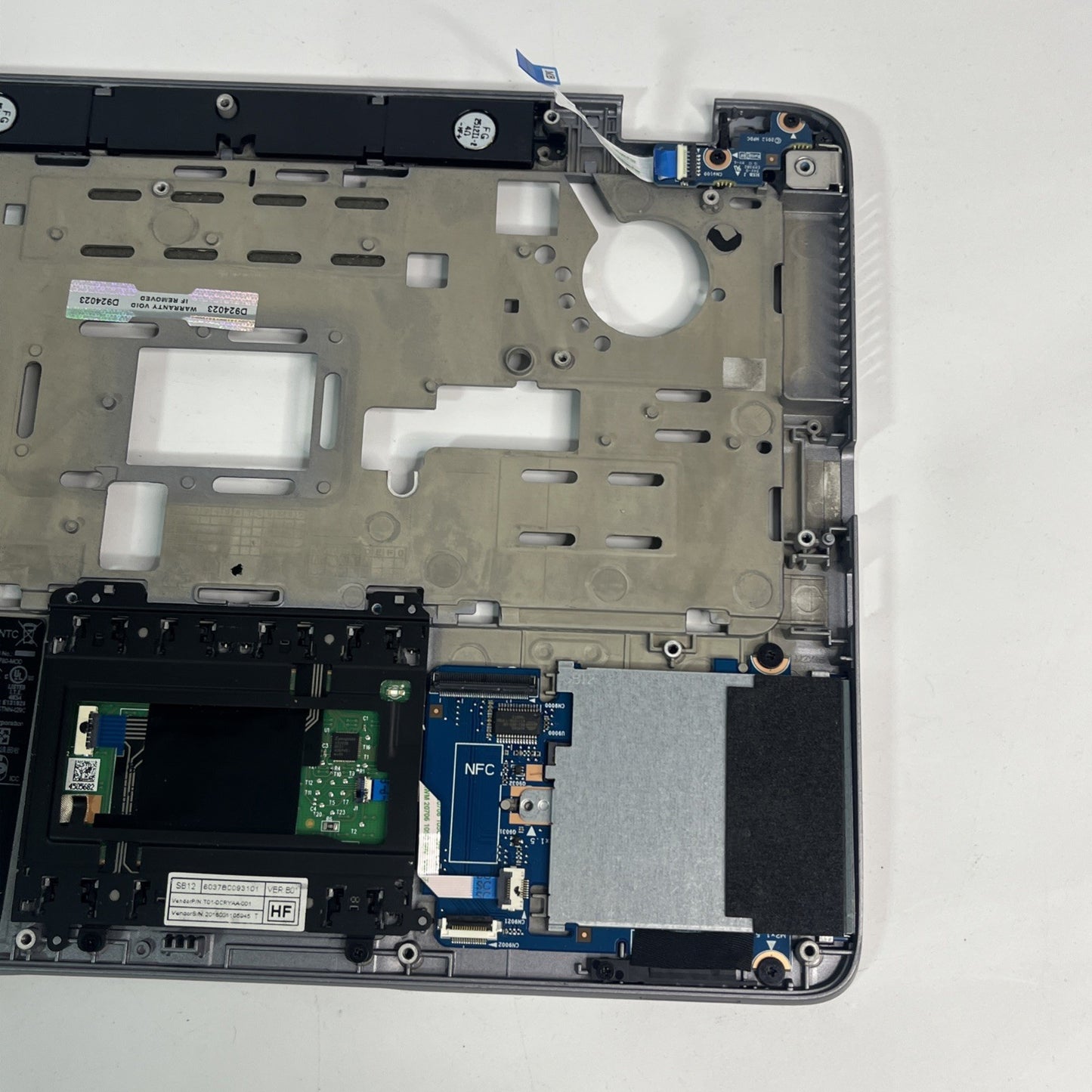Genuine Silver HP EliteBook 820  G2 Palmrest + Touchpad Trackpad TCAK91