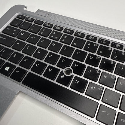 Genuine HP EliteBook 820 G3 Palmrest UK Keyboard 821692-001 Silver