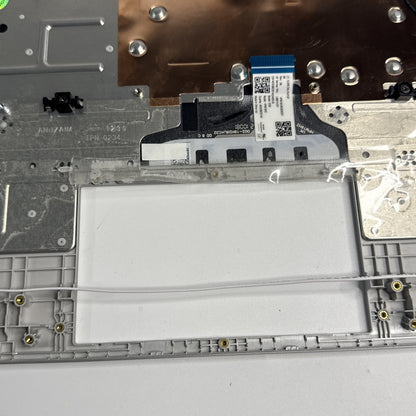 HP Chromebook 14A-NA0001sa Palmrest Cover Keyboard UK Sliver Speakers Genuine