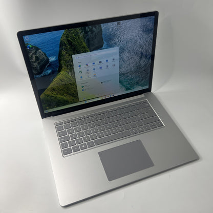 Microsoft Surface Laptop 3 15" AMD Ryzen 128GB SSD 8GB RAM Win 11 Hairline Crack