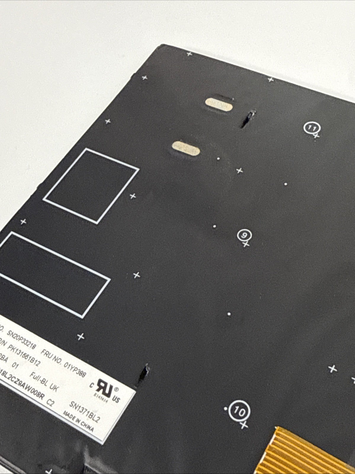 01YP388 Lenovo UK keyboard for ThinkPad T480s  T490 Backlit GB